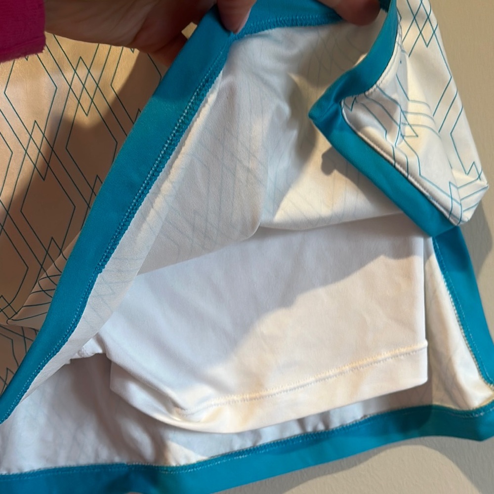 Nike Blue and Green Women's Top and Skirt Set - Picture 6 of 6